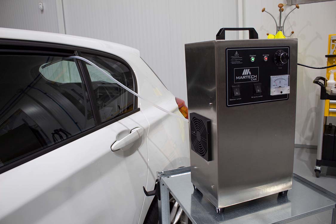 Equipo Generador de OZONO para coches y otros vehículos