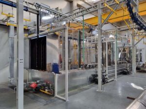 Instalación de pretratamiento y pintura