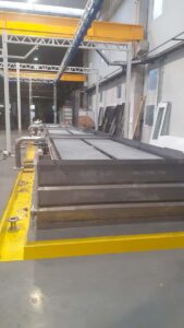 Instalación de pretratamiento y pintura