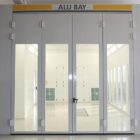Zona de aluminio 8x5 con frontal 4 hojas techo