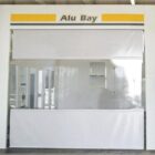 Zona Aluminio con paneles acristalados