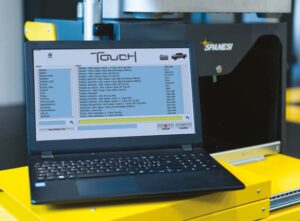 Software WinTouch, del medidot 3D de carrocerías Touch